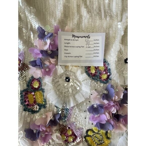 MAC DUGGAL 93628 Sequined 3D Floral Embellished Mini Cocktail Dress Size 4 NWT - Picture 9 of 11